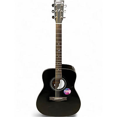 Used Yamaha f-335 Dread Black Acoustic Guitar