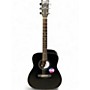 Used Yamaha f-335 Dread Black Acoustic Guitar Black