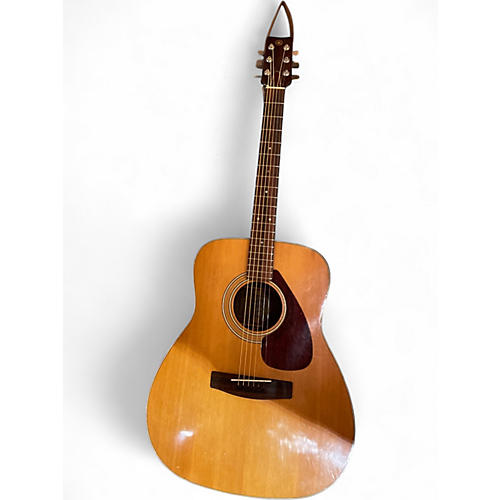 Used Yamaha fg160 Natural Acoustic Guitar Natural