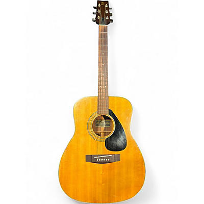 Used Yamaha fg160 Natural Acoustic Guitar