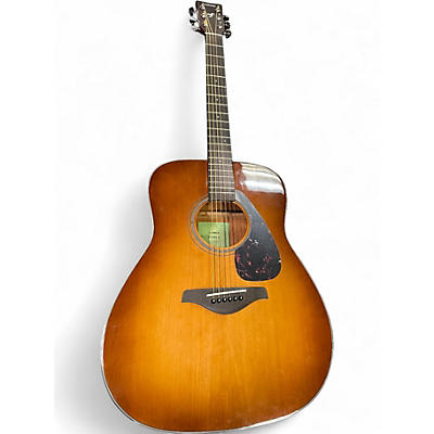 Used Yamaha fg800j Antique Burst Acoustic Guitar