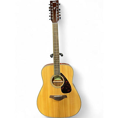 Used Yamaha fg820-12 Natural 12 String Acoustic Guitar