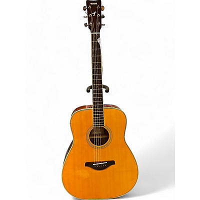 Yamaha Used Yamaha fgta Natural Acoustic Electric Guitar