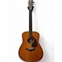 Used Yamaha fgx 5 red label Natural Acoustic Electric Guitar Natural