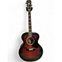 Used Yamaha fj-645 red burst Acoustic Guitar red burst