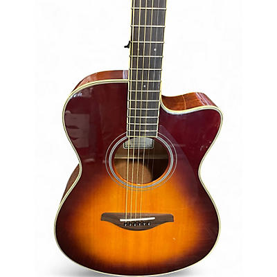 Used Yamaha fsc-ta 2 Color Sunburst Acoustic Electric Guitar