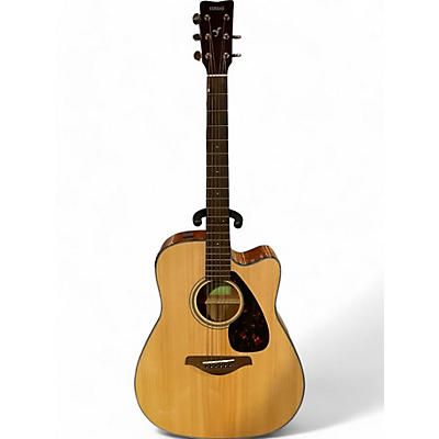 Yamaha Used Yamaha fxg800c Natural Acoustic Guitar