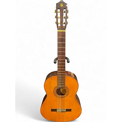Used Yamaha g-60a Natural Classical Acoustic Guitar