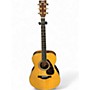 Used Yamaha ls16 Natural Acoustic Guitar Natural