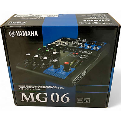 Used Yamaha mg06 Unpowered Mixer