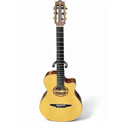 Used Yamaha ntx5 Natural Classical Acoustic Electric Guitar