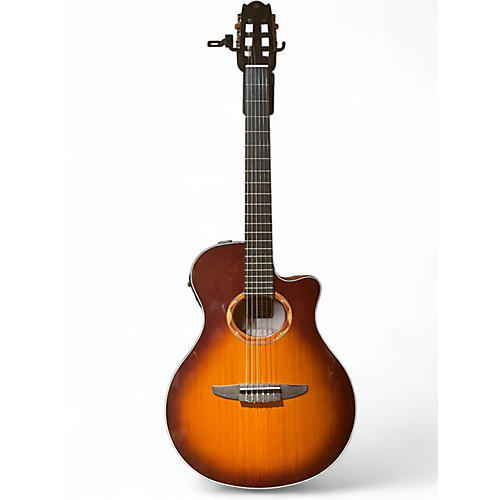 Used Yamaha ntx700c Brown Sunburst Classical Acoustic Electric Guitar Brown Sunburst