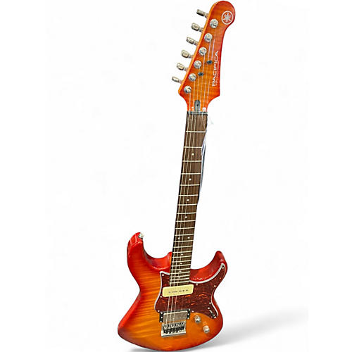 Used Yamaha pac611hfm 2 Tone Sunburst Solid Body Electric Guitar 2 Tone Sunburst