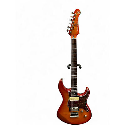 Used Yamaha pac611hfm amber burst Solid Body Electric Guitar