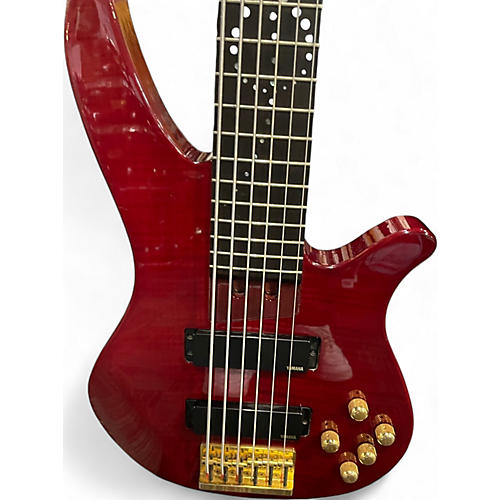 Used Yamaha rbx 6jm Ruby Electric Bass Guitar Ruby