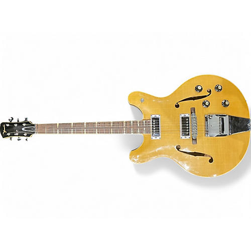Used Yamaha sa50 Natural Hollow Body Electric Guitar Natural