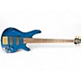 Used Yamaha trb5ii Trans Blue Electric Bass Guitar Trans Blue