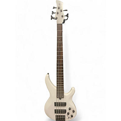 Used Yamaha trbx305 Alpine White Electric Bass Guitar