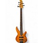 Used Yamaha trbx605fm Amber Electric Bass Guitar Amber