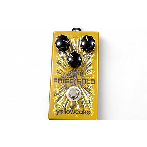 Used Yellow Cake fried gold Effect Pedal