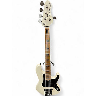 Used Z Bass EV1 ULTRA JV White Electric Bass Guitar
