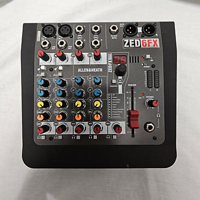 Used ZED 6FX Unpowered Mixer