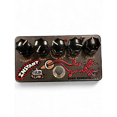 Used ZVEX Instant Lo Fi Junky Compressor HAND PAINTED Effect Pedal
