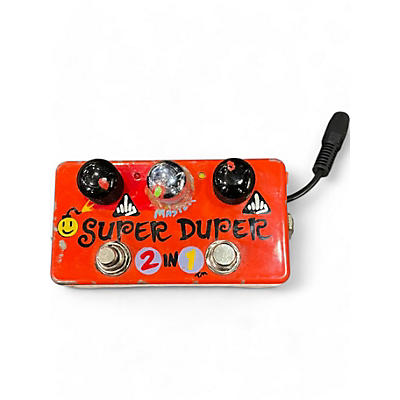 ZVEX Used ZVEX Vexter Super Duper 2 In 1 Overdrive Effect Pedal