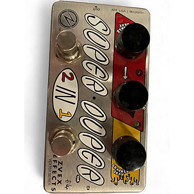 Used ZVEX Vexter Super Duper 2 In 1 Overdrive Effect Pedal