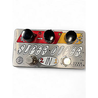 Used ZVEX Vexter Super Duper 2 In 1 Overdrive Effect Pedal