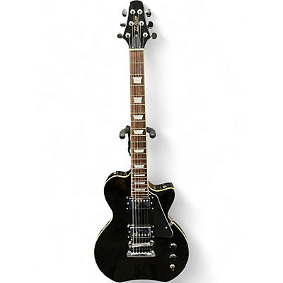 Used ZZ Ryder LP Style Black Solid Body Electric Guitar