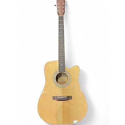 Used Zager 50CE-N Natural Acoustic Electric Guitar