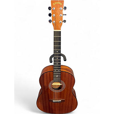 Used Zager PARLOR E Mahogany Acoustic Electric Guitar