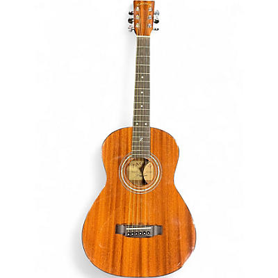 Used Zager Travel E/MHGY Mahogany Acoustic Electric Guitar