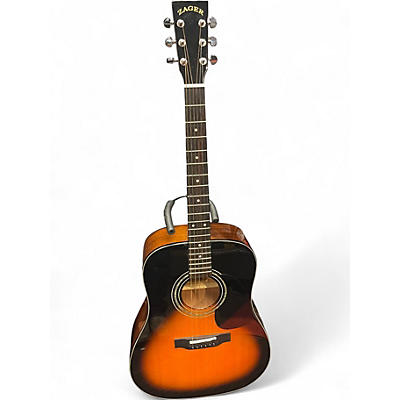 Used Zager ZAD-20/VS 2 Color Sunburst Acoustic Guitar