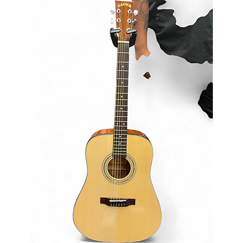 Used Zager ZAD-20E/N Natural Acoustic Guitar Natural