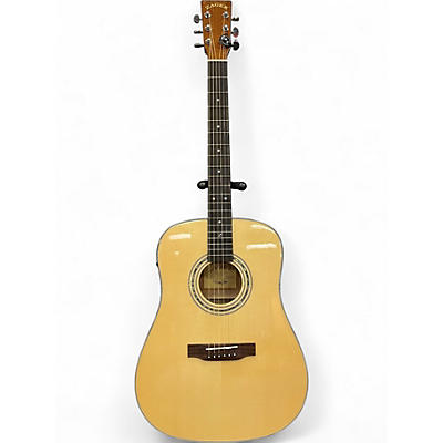 Used Zager ZAD-20E Natural Acoustic Electric Guitar