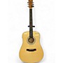 Used Zager ZAD-20E Natural Acoustic Electric Guitar Natural