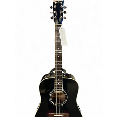 Used Zager ZAD-50/BK Black Acoustic Guitar