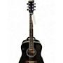 Used Zager ZAD-50/BK Black Acoustic Guitar Black