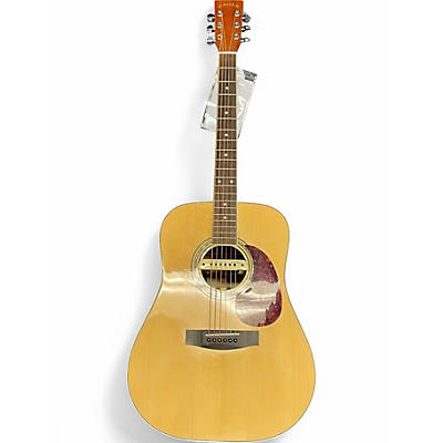 Used Zager ZAD-50 EZ PLAY Natural Acoustic Electric Guitar Natural Acoustic Electric Guitar