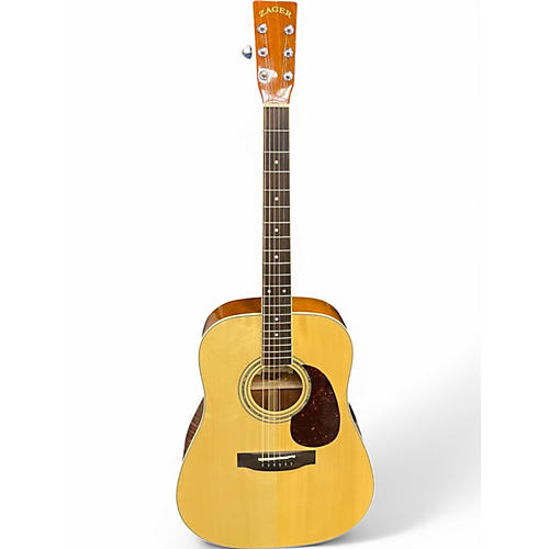 Used Zager ZAD-50 Natural Acoustic Guitar Natural