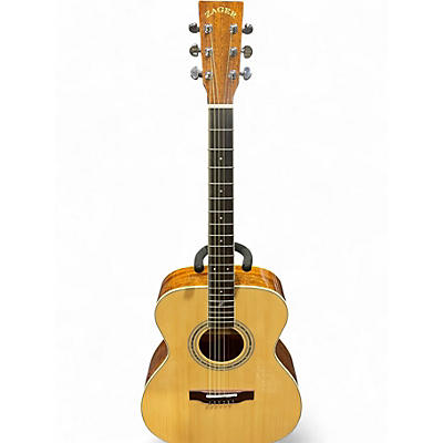 Used Zager ZAD 50 OM NA Natural Acoustic Guitar