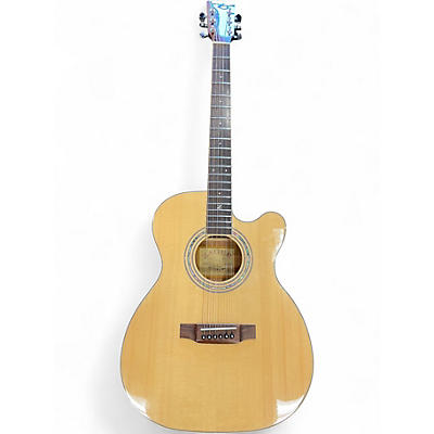 Used Zager ZAD-50 OMCE NATURAL Acoustic Electric Guitar