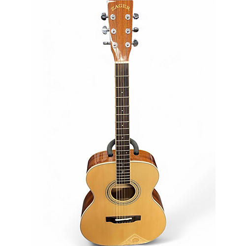 Used Zager ZAD 500 M/N Natural Acoustic Guitar Natural