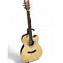 Used Zager ZAD-500MCE Natural Acoustic Electric Guitar Natural