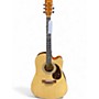 Used Zager ZAD-50CE/N Natural Acoustic Electric Guitar Natural