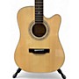 Used Zager ZAD-50CE Natural Acoustic Electric Guitar Natural