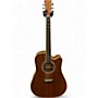 Used Zager ZAD-50CE Natural Acoustic Electric Guitar Natural
