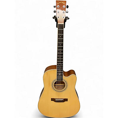 Used Zager ZAD-50CE Natural Acoustic Electric Guitar